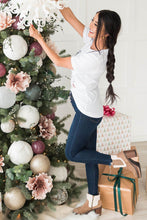 Load image into Gallery viewer, White Christmas Tree Graphic Tee
