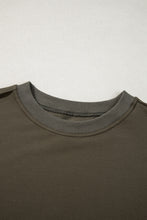 Load image into Gallery viewer, Jungle Green Sweatshirt Poplin Mini Dress
