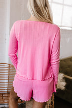 Load image into Gallery viewer, Bonbon Delicate Texture Cropped Cami Shorts and Cardigan 3pcs Lounge Set
