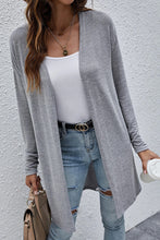Load image into Gallery viewer, High Rise Solid Color Open Front Lightweight Cardigan
