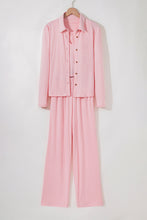 Load image into Gallery viewer, Light Pink 3-Piece Cozy Knit Lounge Set
