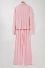 Load image into Gallery viewer, Light Pink 3-Piece Cozy Knit Lounge Set
