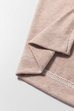 Load image into Gallery viewer, Khaki Colorblock Long Sleeve Crew Neck Top
