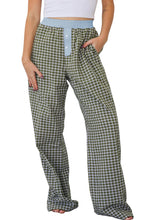 Load image into Gallery viewer, Brown Preppy Gingham Boxer Pants
