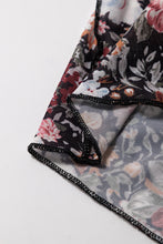 Load image into Gallery viewer, Brown Floral Print High Waist Maxi Skirt
