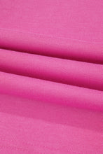 Load image into Gallery viewer, Sachet Pink Solid Drop Shoulder Drawstring Cropped Hoodie
