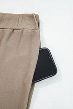 Load image into Gallery viewer, Khaki Retro Star Print Loose Long Sleeve Drawstring Wide Leg 2pcs Lounge Set
