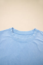 Load image into Gallery viewer, Myosotis 2 Pieces Mineral Wash Cotton Tank Top Lined Split Skirt Set
