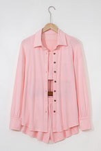 Load image into Gallery viewer, Light Pink 3 Pcs Crop Tank Top Shorts with Cardigan Lounge Set
