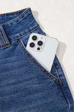 Load image into Gallery viewer, Ashleigh Blue Double Button Zip Fly Straight Leg Jeans
