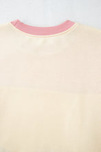 Load image into Gallery viewer, Meadow Mauve Colorblock Patchwork Drop Shoulder Sweatshirt
