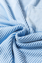 Load image into Gallery viewer, Myosotis Plus Size Ribbed Textured Long Sleeve T Shirt
