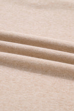 Load image into Gallery viewer, Parchment Leopard Patchwork V Neck Long Sleeve Plus Size Top
