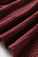 Load image into Gallery viewer, Wild Ginger Plus Size Ribbed Button Decor Long Sleeve Loose Top
