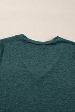 Load image into Gallery viewer, Mist Green Solid Color Long Sleeve V Neck Top
