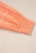 Load image into Gallery viewer, Yellow Cream Colorblock Patchwork Crew Neck Long Sleeve Top
