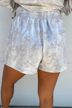 Load image into Gallery viewer, Beige Camo Print Pullover Top and Elastic Waist Casual Short Set
