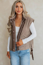 Load image into Gallery viewer, Goat Side Bows Sherpa Fleece Vest
