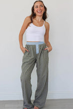 Load image into Gallery viewer, Brown Preppy Gingham Boxer Pants
