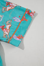 Load image into Gallery viewer, Aruba Blue Cowgirl Country Print Pajamas Set
