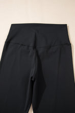 Load image into Gallery viewer, Black V Shape High Waist Flared Leggings

