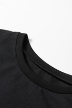 Load image into Gallery viewer, White Leopard Colorblock Patchwork Crew Neck Long Sleeve Tee
