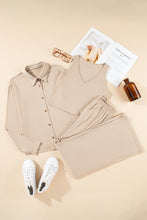 Load image into Gallery viewer, Oatmeal 3-Piece Cozy Knit Lounge Set
