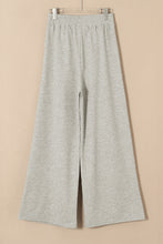 Load image into Gallery viewer, Gray Tied Elastic High Waist Pleated Detail Solid Sweatpants
