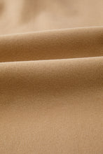 Load image into Gallery viewer, Light French Beige Solid Color Casual Zip up Hooded Coat
