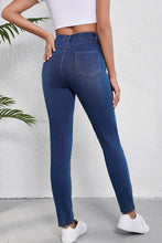 Load image into Gallery viewer, Ashleigh Blue Multiple Pockets Straight Leg Washed Stretchy Knit Casual Jeans
