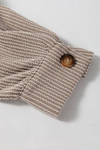 Load image into Gallery viewer, Smoke Gray Solid Corded Drop Shoulder Plus Size Shacket
