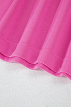 Load image into Gallery viewer, Sachet Pink Solid Drop Shoulder Drawstring Cropped Hoodie
