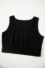 Load image into Gallery viewer, Black 3 Pcs Crop Tank Top Shorts with Cardigan Lounge Set
