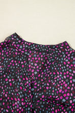 Load image into Gallery viewer, Grape Wine Polka Dot Printed Buttoned Casual Shirt
