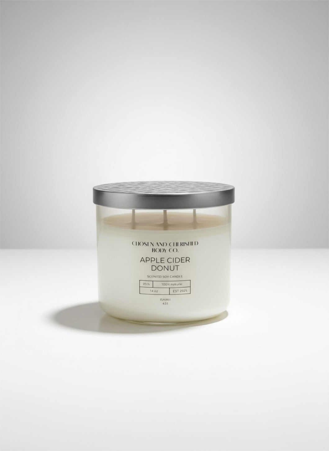 3 Wick Scented Candles (Highly Fragrant)