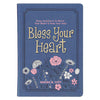 Bless Your Heart Blue Faux Leather Daily Devotional for Women
