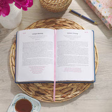 Load image into Gallery viewer, Bless Your Heart Blue Faux Leather Daily Devotional for Women
