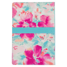 Load image into Gallery viewer, Moments with God for Teen Girls Pink Floral Faux Leather Gift Book
