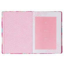 Load image into Gallery viewer, Moments with God for Teen Girls Pink Floral Faux Leather Gift Book
