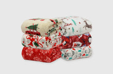 Load image into Gallery viewer, Kathy Ireland Christmas Flannel Fleece Plush Throw Blanket
