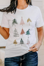 Load image into Gallery viewer, White Christmas Tree Graphic Tee
