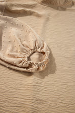 Load image into Gallery viewer, Parchment Swiss Dot Balloon Sleeve Loose Blouse
