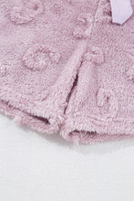 Load image into Gallery viewer, Lavendula Textured Leopard Fleece Loose Two Piece Lounge Set
