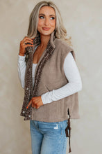 Load image into Gallery viewer, Goat Side Bows Sherpa Fleece Vest

