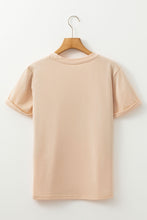 Load image into Gallery viewer, Khaki Thanksgiving Bowknot Turkey Graphic Crewneck Tee
