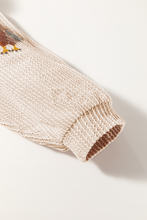 Load image into Gallery viewer, Parchment Thanksgiving Sequined Turkey Corded Knit Loose Fit Shorts Set
