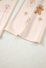 Load image into Gallery viewer, Jet Stream GINGERBREAD BAKERY Christmas Print 2pcs Lounge Set
