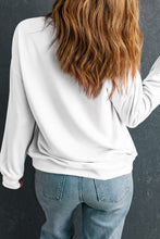 Load image into Gallery viewer, White BASEBALL SEASON Vintage Print Graphic Sweatshirt
