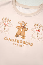 Load image into Gallery viewer, Jet Stream GINGERBREAD BAKERY Christmas Print 2pcs Lounge Set
