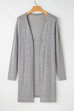 Load image into Gallery viewer, High Rise Solid Color Open Front Lightweight Cardigan
